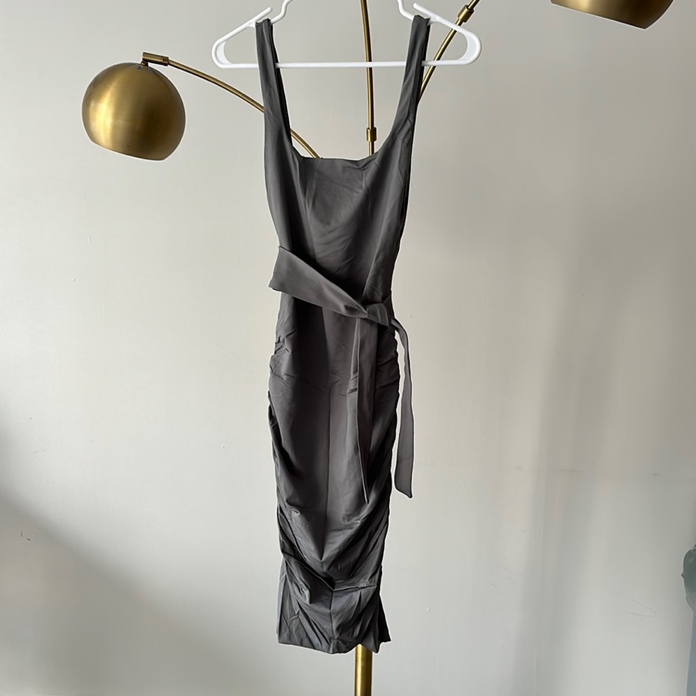 COPY - square neck midi dress